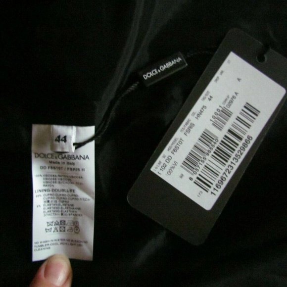 New DOLCE & GABBANA Runway Artistic Floral Lined dress IT 44,US 8-10, M-L. - Picture 10 of 10